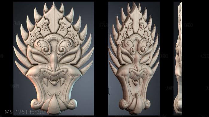 MS_1251 3d stl модель для ЧПУ