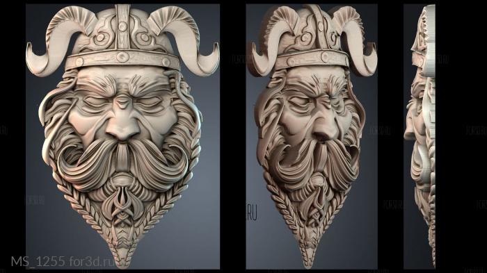 MS_1255 3d stl модель для ЧПУ