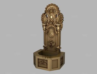 Родник для храма 3d stl модель для ЧПУ