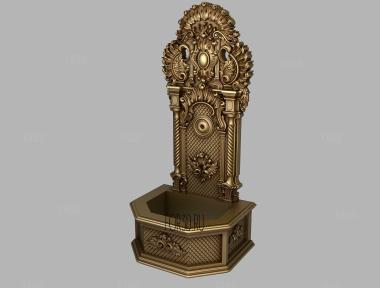 Родник для храма 3d stl модель для ЧПУ