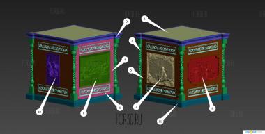 Риза для престола с иконами 3d stl модель для ЧПУ