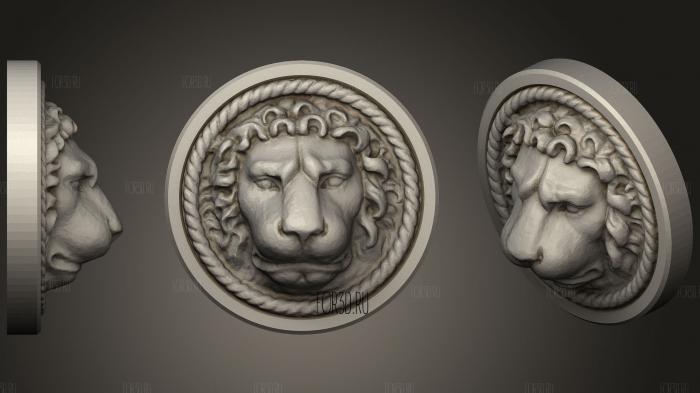 Door Lion Wall Hanger 3d stl модель для ЧПУ