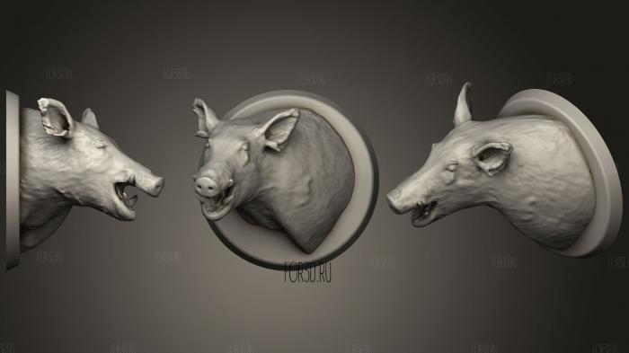 Hamlet The Happy Boar stl model for CNC