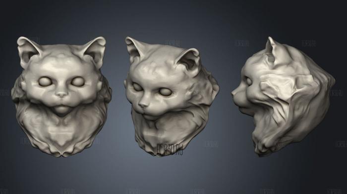 Dolores the Cat stl model for CNC