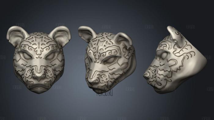 Lion head stl model for CNC