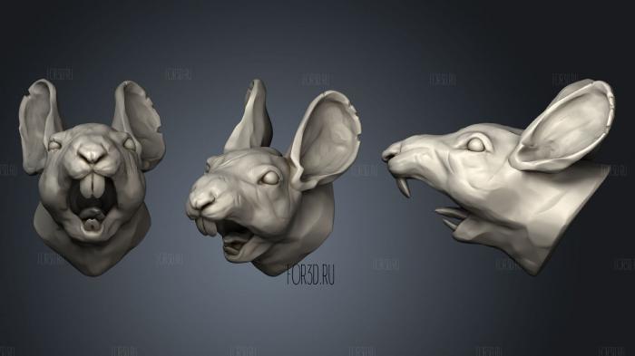 Screaming Rat 2 147 3d stl модель для ЧПУ