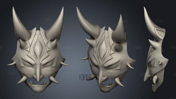 Xiao Mask stl model for CNC