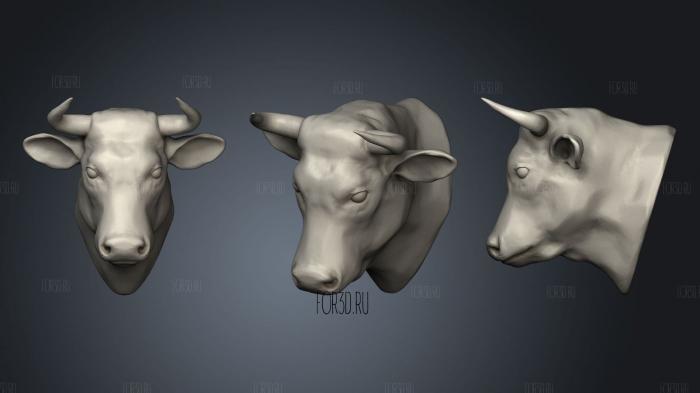 Bull 2 3d stl модель для ЧПУ