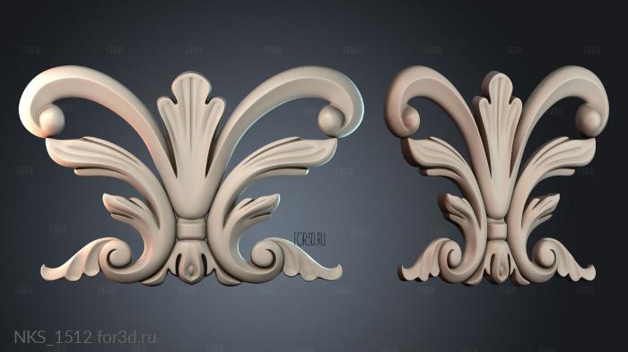 NKS_1512 3d stl for CNC