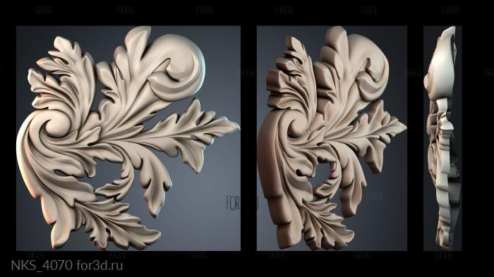 NKS_4070 3d stl for CNC
