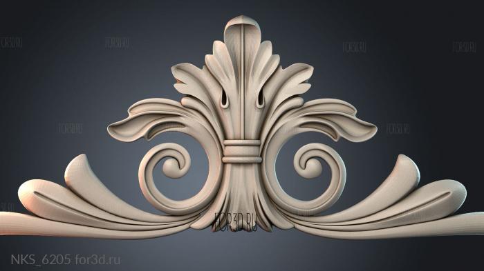 NKS_6205 3d stl for CNC
