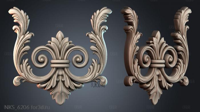 NKS_6206 3d stl for CNC