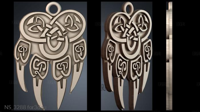 NS_3288 stl model for CNC