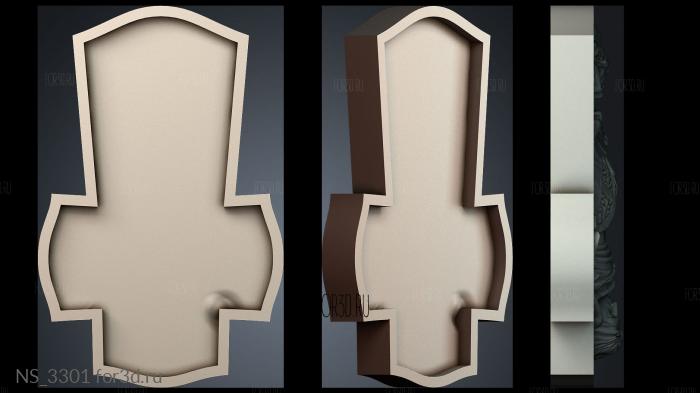 NS_3301 stl model for CNC