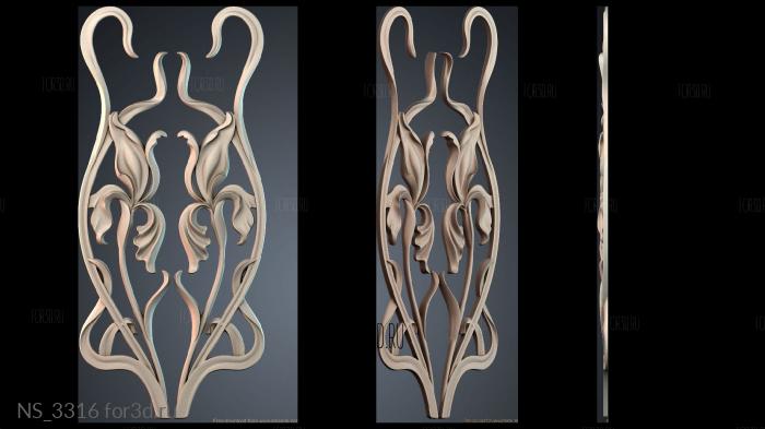 NS_3316 stl model for CNC