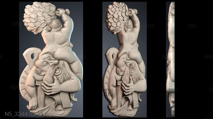 NS_3344 stl model for CNC