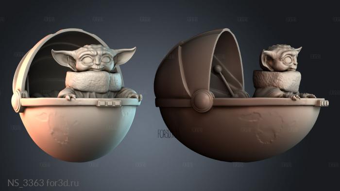 NS_3363 stl model for CNC