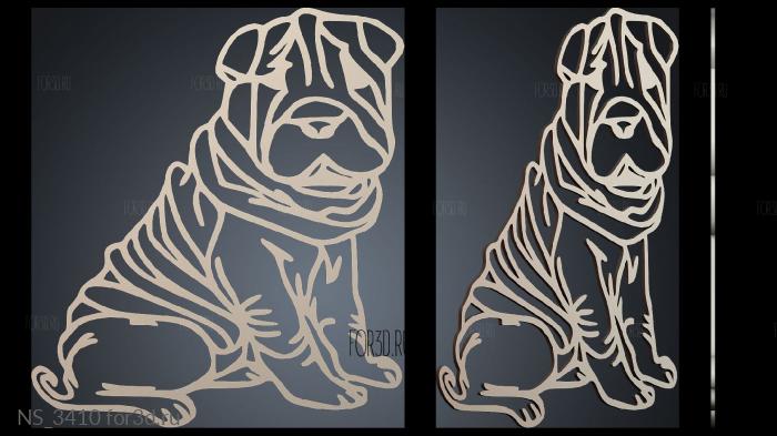 NS_3410 3d stl модель для ЧПУ