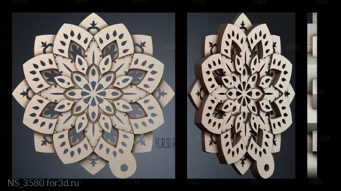 NS_3580 3d stl модель для ЧПУ