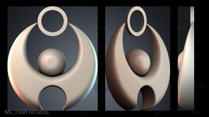 NS_3588 3d stl модель для ЧПУ
