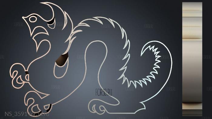 NS_3591 3d stl модель для ЧПУ