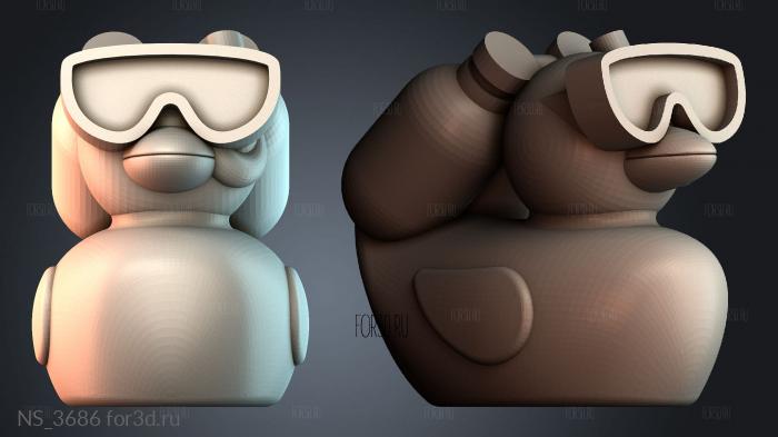 NS_3686 3d stl модель для ЧПУ