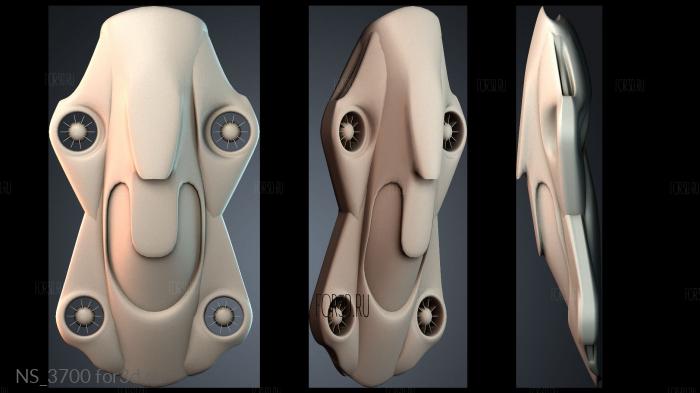NS_3700 3d stl модель для ЧПУ