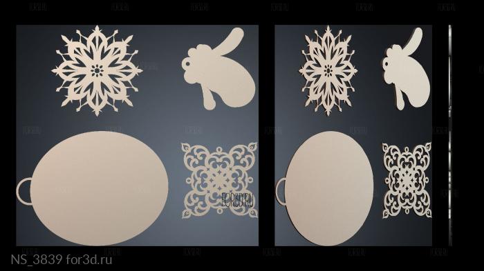 NS_3839 3d stl модель для ЧПУ