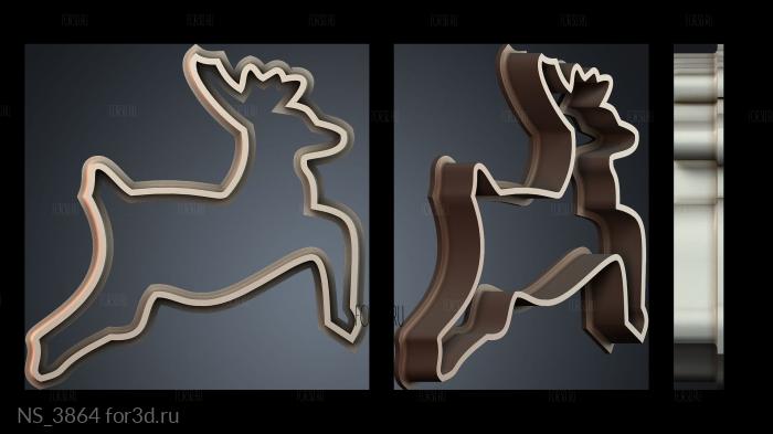 NS_3864 3d stl модель для ЧПУ