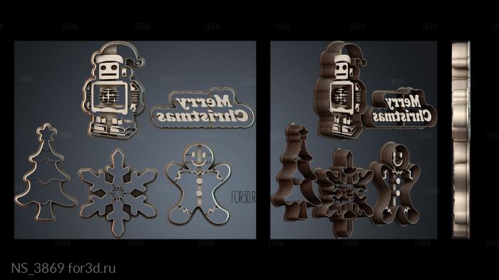 NS_3869 3d stl модель для ЧПУ