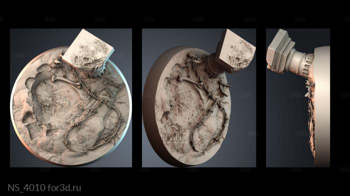 NS_4010 3d stl модель для ЧПУ