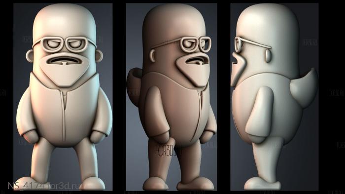 NS_4174 3d stl модель для ЧПУ