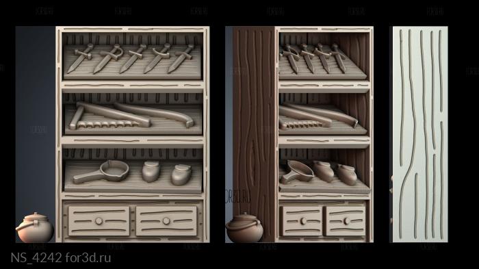 NS_4242 3d stl модель для ЧПУ