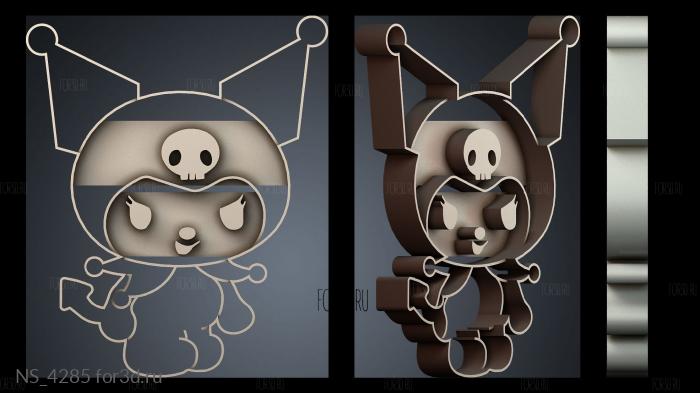 NS_4285 3d stl модель для ЧПУ