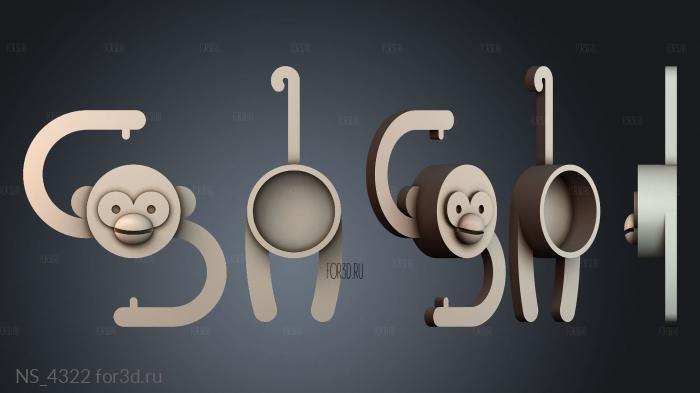 NS_4322 3d stl модель для ЧПУ