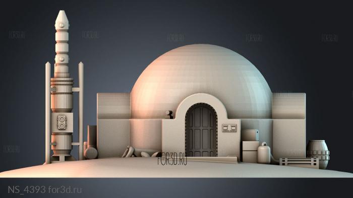 NS_4393 3d stl модель для ЧПУ