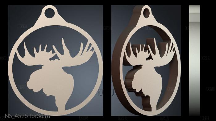 NS_4525 3d stl модель для ЧПУ