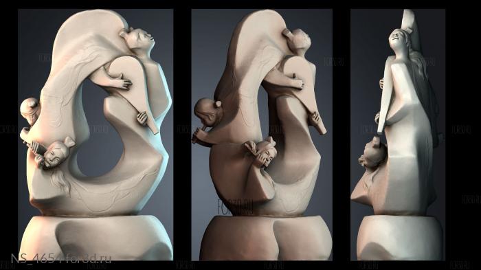 NS_4654 3d stl модель для ЧПУ