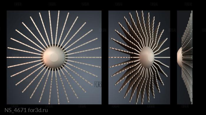 NS_4671 3d stl модель для ЧПУ