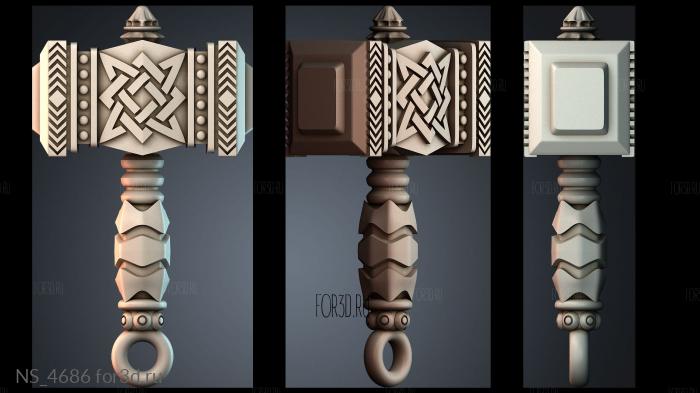 NS_4686 3d stl модель для ЧПУ