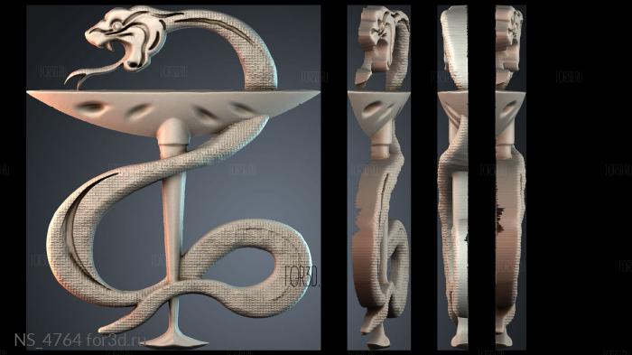 NS_4764 3d stl модель для ЧПУ