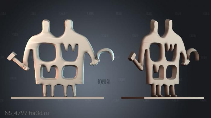 NS_4797 3d stl модель для ЧПУ