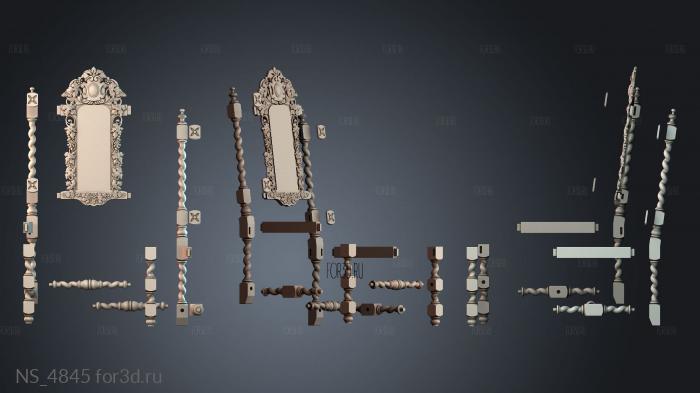 NS_4845 3d stl модель для ЧПУ