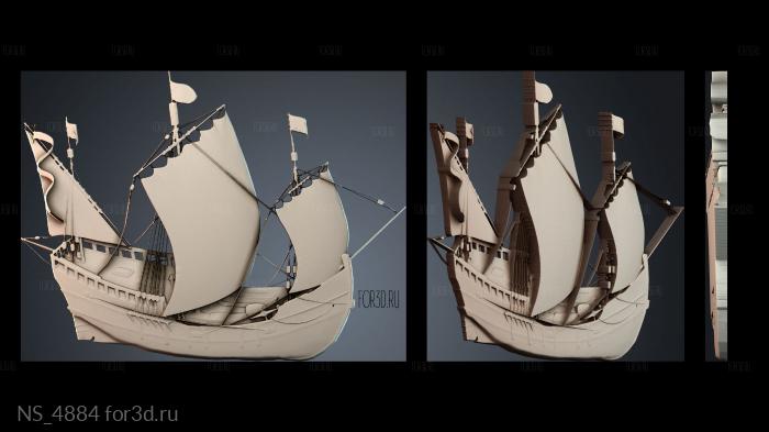 NS_4884 3d stl модель для ЧПУ