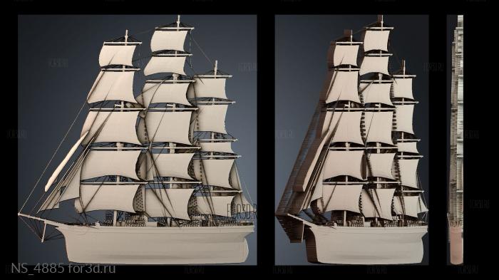 NS_4885 3d stl модель для ЧПУ