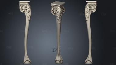 The Leg Is Carved stl model for CNC
