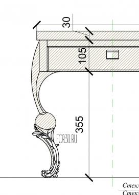 Ножка Стола с Шаром 3d stl модель для ЧПУ