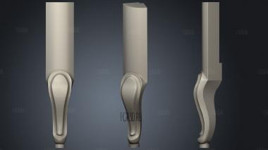 Leg stl model for CNC