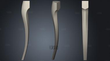 Table leg stl model for CNC
