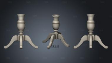 Dining table leg stl model for CNC